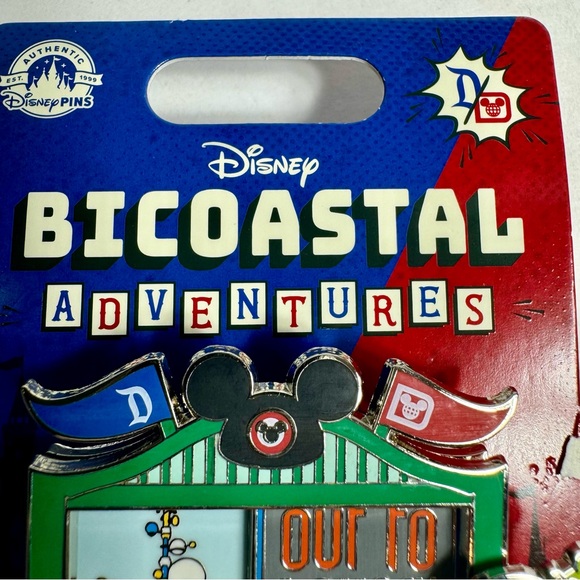 NWT. 2024 Disney Parks Bicoastal Adventures Astro Orbiter Goofy Pin LE 4000. - Picture 2 of 8